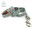 Pretty Rose Floral Dog Collar and Leash Set with Bow Tie