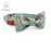 Pretty Rose Floral Dog Collar and Leash Set with Bow Tie
