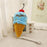 Ice Cream Dog Plush Squeak Toy
