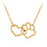 Heart & Paw Print Necklace