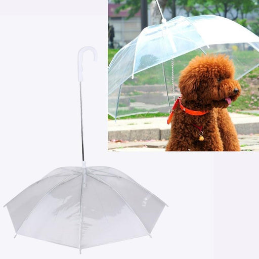 Transparent Pet Umbrella Rain Gear