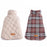 Waterproof Reversible Dog Jacket Designer Warm Plaid Winter Dog Coats Pet Clothes Elastic Small to Large Dog Clothes Winter