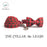 Dog Collar with Bow Tie Christmas Red Plaid