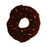 Donut Dog Plush Squeaky Chew Toy