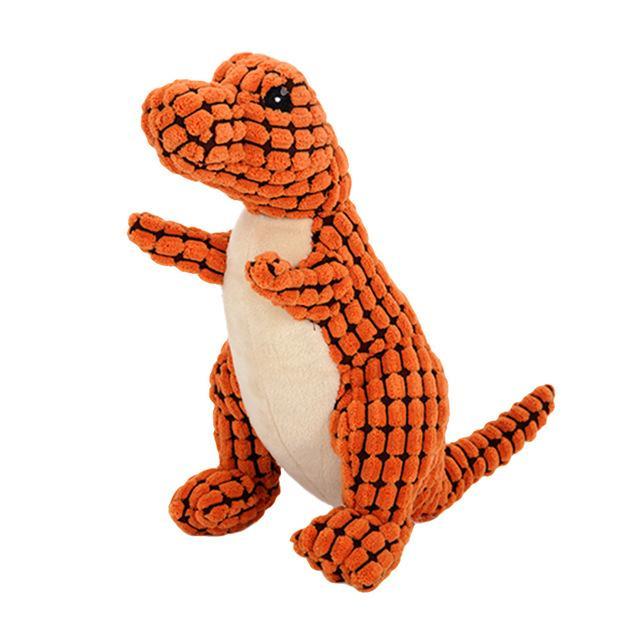 Dinosaur Squeaky Dog Chew Toy