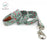 Pretty Rose Floral Dog Collar and Leash Set with Bow Tie