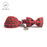 Dog Collar with Bow Tie Christmas Red Plaid