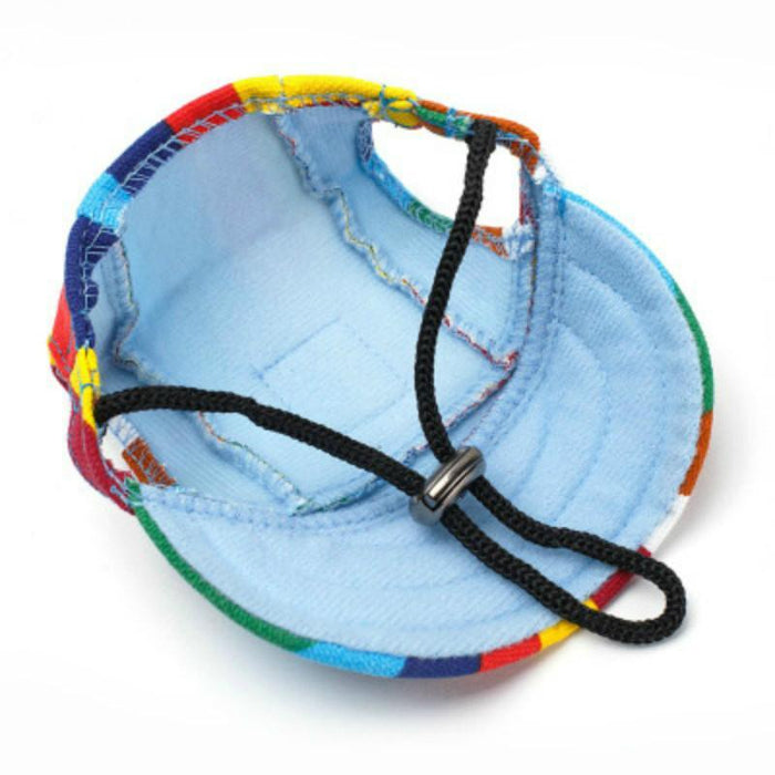 TAILUP Print Baseball Dog Hat for Small Dogs