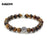 Dog Paw Print Natural Stone Mala Bead Yoga Bracelet
