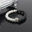 Dog Paw Print Natural Stone Mala Bead Yoga Bracelet