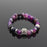 Dog Paw Print Natural Stone Mala Bead Yoga Bracelet
