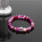 Dog Paw Print Natural Stone Mala Bead Yoga Bracelet