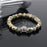 Dog Paw Print Natural Stone Mala Bead Yoga Bracelet